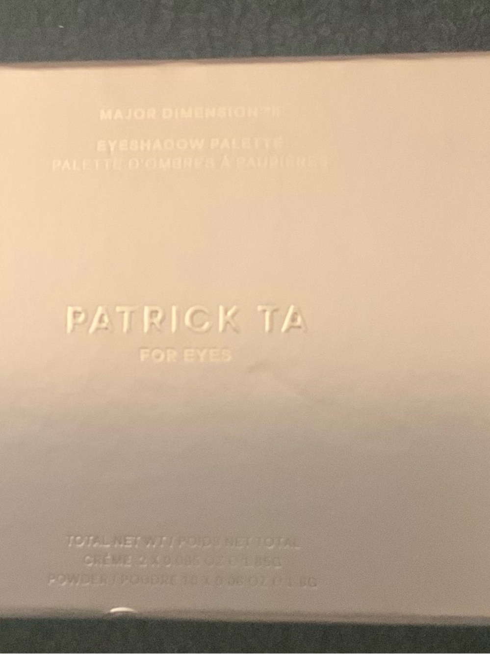 Patrick Ta Major Dimensions II Eyeshadow Palette